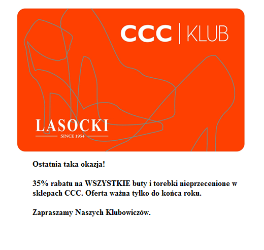 Gazetka promocyjna CCC str. 1