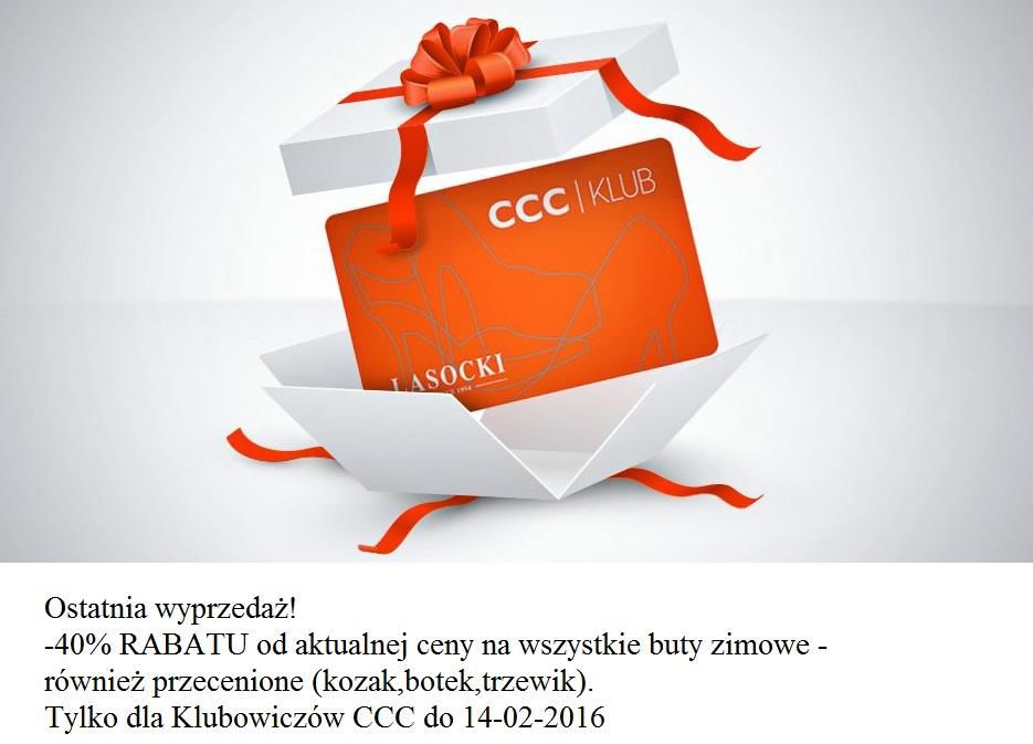 Gazetka promocyjna CCC str. 1